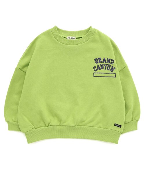 F.O.KIDS(エフオーキッズ)の「【ジュニア対応】ビタミンカラープルオーバー(スウェット・キッズ・ミント/オレンジ/パープル/ピンク/ターコイズブルー・80/90/100/110/120/130/140/150)」の2枚目の写真