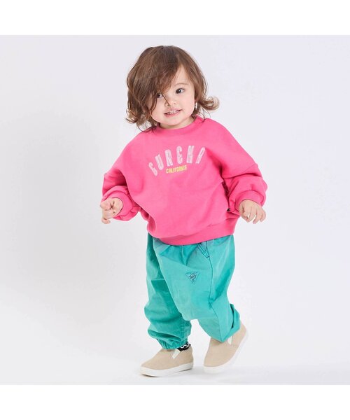 F.O.KIDS(エフオーキッズ)の「【ジュニア対応】ビタミンカラープルオーバー(スウェット・キッズ・ミント/オレンジ/パープル/ピンク/ターコイズブルー・80/90/100/110/120/130/140/150)」の8枚目の写真