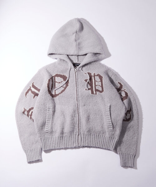 WHO'S WHO gallery(フーズフーギャラリー)の「【SLOPPY/スロッピー】ジップデザインフーディニット(パーカー・レディース・グリーン/ライトグレー/ホワイト・FREE)」の21枚目の写真