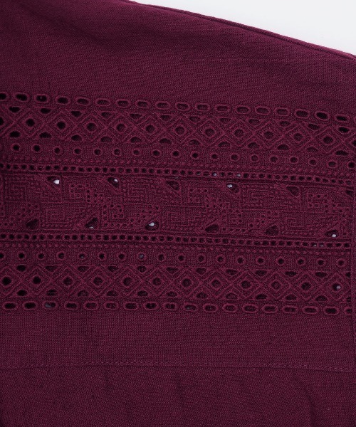 チチカカ(チチカカ)の「Rico カットワーク刺繍ワンピース(ワンピース・レディース・ナチュラル/ボルドー/グリーン・FREE)」の20枚目の写真