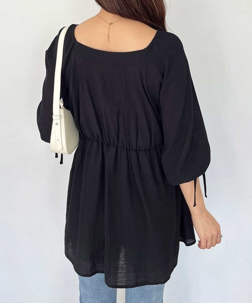 nelliy.（ネルリー）の「２ＷＡＹドロストブラウス（シャツ/ブラウス・レディース・オフホワイト/ブラック・LARGE/MEDIUM）」の22枚目の写真