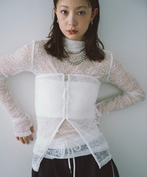 HANNE（アン）の「ビスチェコンビレーストップス（Tシャツ/カットソー・レディース）」