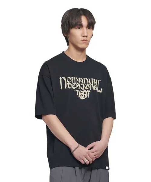 日本未入荷NOMANUALのP.T T-SHIRT 全2色 A'GEM/9 × .kom 『NOMANUAL/ノーマニュアル』 P.T T-SHIRT/P.T