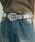 ShoowtimeiVE^Cj́ustudded rhinestone glitter belt / CXg[xgixgjvbVo[n1