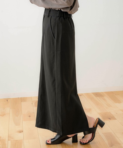 NOAHL（ノアル）の「【NOAHL】ハイウエストナロースカート（スカート・レディース・アイボリー/ミント/ブラック・S/M）」の6枚目の写真