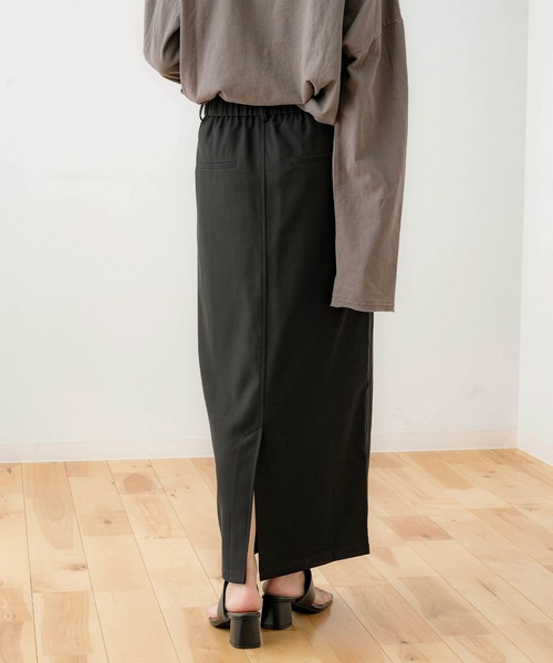 NOAHL（ノアル）の「【NOAHL】ハイウエストナロースカート（スカート・レディース・アイボリー/ミント/ブラック・S/M）」の8枚目の写真