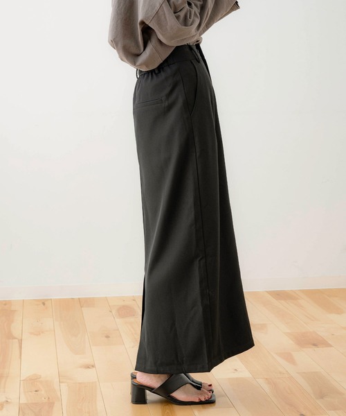 NOAHL（ノアル）の「【NOAHL】ハイウエストナロースカート（スカート・レディース・アイボリー/ミント/ブラック・S/M）」の9枚目の写真