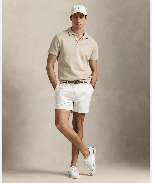 【新品・未使用】Polo ラルフローレン ループバック　フリース　ポロカラー セール】ループバック フリース ポロカラー スウェットシャツ