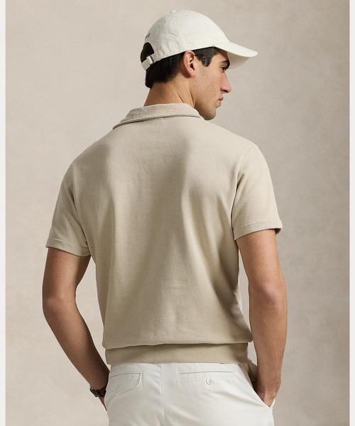 POLO RALPH LAUREN（ポロ ラルフ ローレン）の「ループバック フリース ポロカラー スウェットシャツ（ポロシャツ・メンズ・グレー系・L/M/S/XL/XS/XXL）」の4枚目の写真