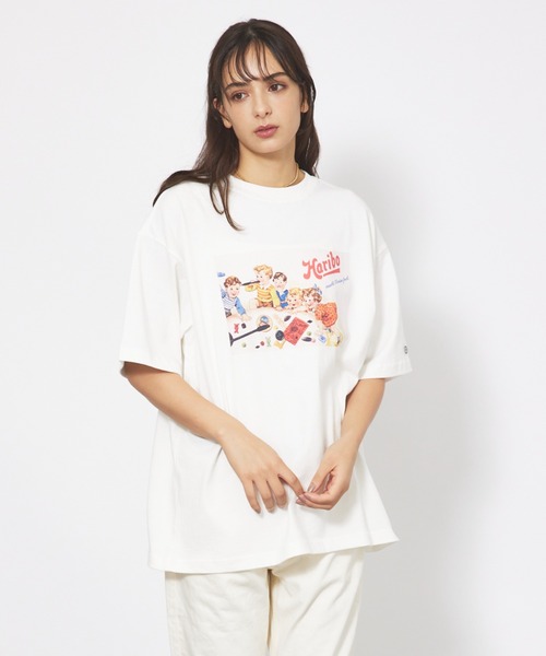 DISCUS ATHLETIC(ディスカス アスレチック)の「【DISCUS/ディスカス】DISCUS×HARIBOコラボTシャツ 半袖/ハリボー/コラボ/ユニセックス【WEB限定】【予約】(Tシャツ/カットソー・レディース・ホワイト系その他/ブラック系その他/ホワイト系その他2/ブラック系その他2・フリー)」の20枚目の写真