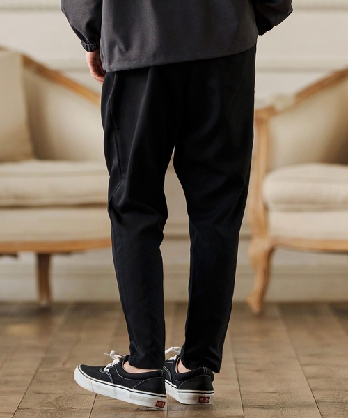 CAMBIO(カンビオ)の「mp13246-Two Tuck Sarrouel Slacks サルエルパンツ(その他パンツ・メンズ・ブラック/グレイッシュベージュ・S/M/L)」の13枚目の写真