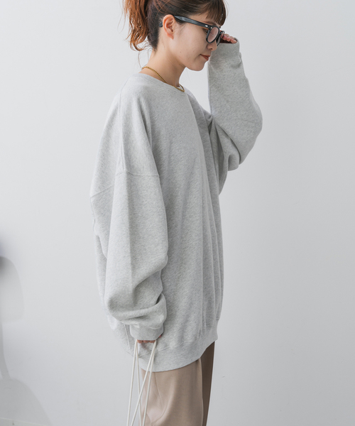 Spick & Span（スピックアンドスパン）の「Higuchi*Sリバーシブルスウェット（スウェット・レディース・ピンク系その他/ライトグレー・FREE）」の17枚目の写真