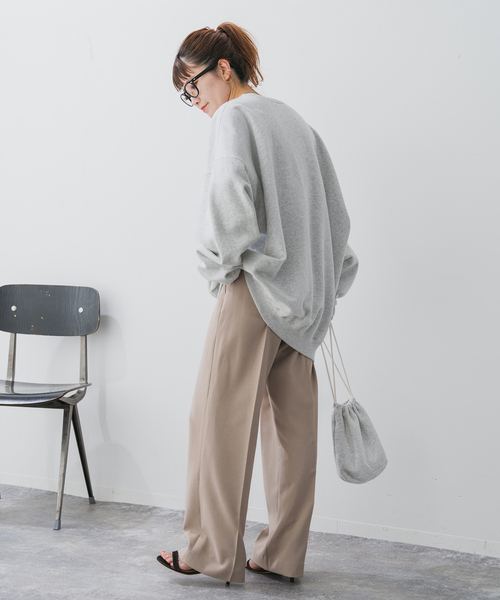 Spick & Span（スピックアンドスパン）の「Higuchi*Sリバーシブルスウェット（スウェット・レディース・ピンク系その他/ライトグレー・FREE）」の19枚目の写真