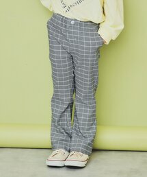 【110-150】のびーるフレアパンツ/洗濯機OK