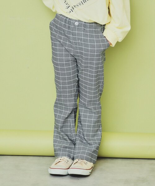 THE SHOP TK （ザ ショップ ティーケー ）の「【110-150】のびーるフレアパンツ/洗濯機OK（その他パンツ・キッズ・モスグリーン/ブラック/ブラック系1・15 /12/13/14/11）」の3枚目の写真