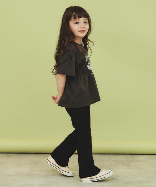 THE SHOP TK （ザ ショップ ティーケー ）の「【110-150】のびーるフレアパンツ/洗濯機OK（その他パンツ・キッズ・モスグリーン/ブラック/ブラック系1・15 /12/13/14/11）」の20枚目の写真