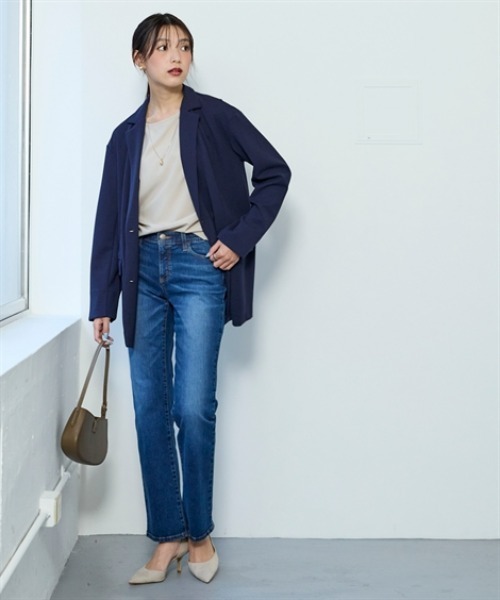 nissen（ニッセン）の「さらとろコクーンブラウス（防しわ・吸汗速乾）＜大きいサイズ有＞（シャツ/ブラウス・レディース・ブラック/オフホワイト/グレイッシュベージュ/ラベンダー・M/L/LL/3L/S）」の11枚目の写真