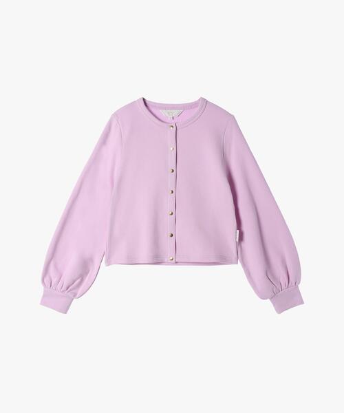 To b. by agnes b.（トゥービーバイアニエスベー）の「コットン トラディショナルプリティ カーディガン（カーディガン/ボレロ・レディース・ピンク・38/40）」の6枚目の写真