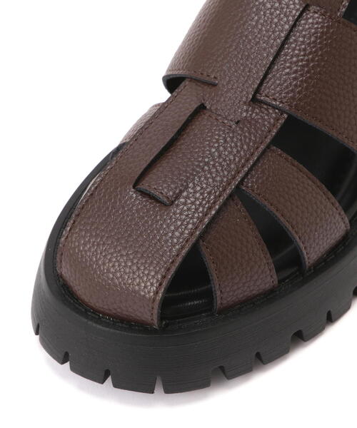 FREE'S MART（フリーズマート）の「◆タンクソールサンダル（サンダル・レディース・ブラウン/ブラック・MEDIUM/LARGE）」の3枚目の写真