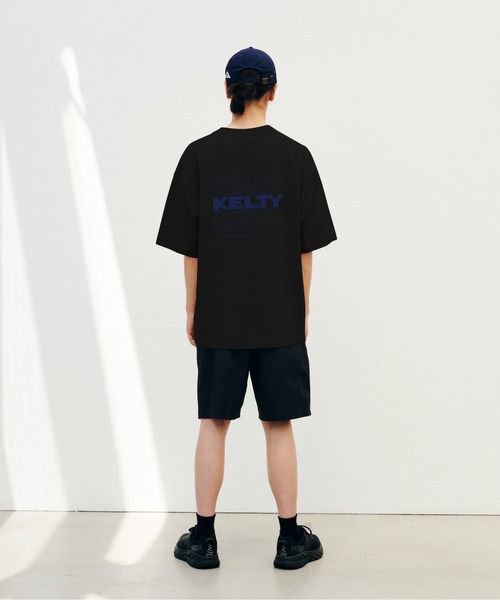 KELTY(ケルティ)の「バック タイポ ロゴ S/S ティーシャツ(Tシャツ/カットソー・レディース・ベージュ/ブラック/ネイビー/ホワイト/ヘザーグレー・L/M/S/XL)」の9枚目の写真