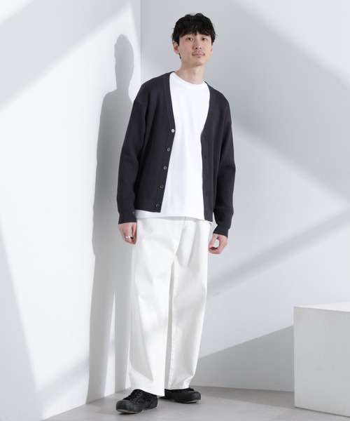 NANO universe(ナノユニバース)の「CICAドライタッチ リブカーディガン(カーディガン/ボレロ・メンズ・ブラウン/チャコール/グレー系その他4・S/M/L)」の15枚目の写真