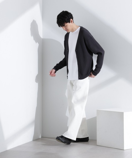 NANO universe(ナノユニバース)の「CICAドライタッチ リブカーディガン(カーディガン/ボレロ・メンズ・ブラウン/チャコール/グレー系その他4・S/M/L)」の17枚目の写真