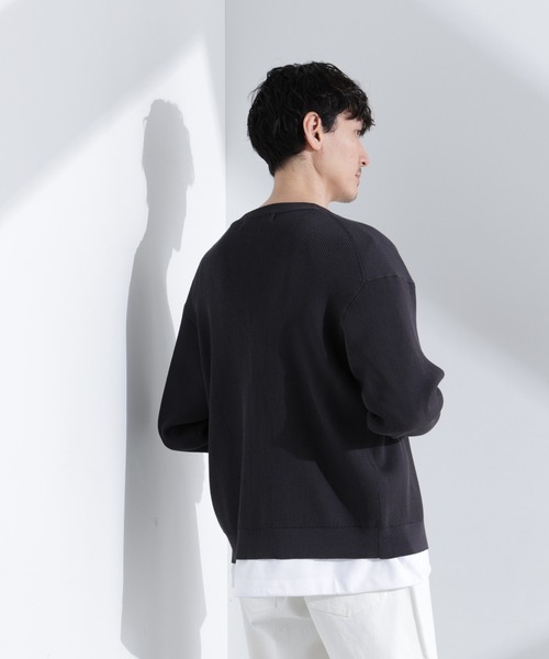 NANO universe(ナノユニバース)の「CICAドライタッチ リブカーディガン(カーディガン/ボレロ・メンズ・ブラウン/チャコール/グレー系その他4・S/M/L)」の14枚目の写真