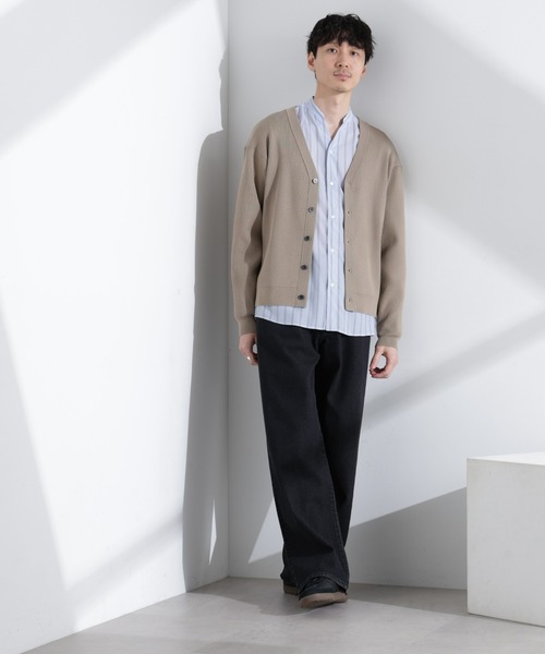 NANO universe(ナノユニバース)の「CICAドライタッチ リブカーディガン(カーディガン/ボレロ・メンズ・ブラウン/チャコール/グレー系その他4・S/M/L)」の22枚目の写真
