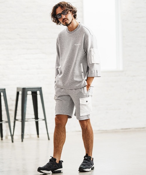 felkod（フィルコッド）の「mt9502- Military Cardboard Knit Pullover ダンボールニットTシャツ（Tシャツ/カットソー・メンズ・ブラック×ホワイト/グレー×ホワイト・L/M/S）」の6枚目の写真