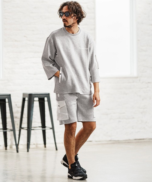 felkod（フィルコッド）の「mt9502- Military Cardboard Knit Pullover ダンボールニットTシャツ（Tシャツ/カットソー・メンズ・ブラック×ホワイト/グレー×ホワイト・L/M/S）」の8枚目の写真