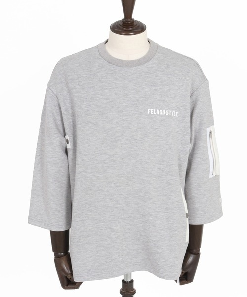 felkod（フィルコッド）の「mt9502- Military Cardboard Knit Pullover ダンボールニットTシャツ（Tシャツ/カットソー・メンズ・ブラック×ホワイト/グレー×ホワイト・L/M/S）」の17枚目の写真