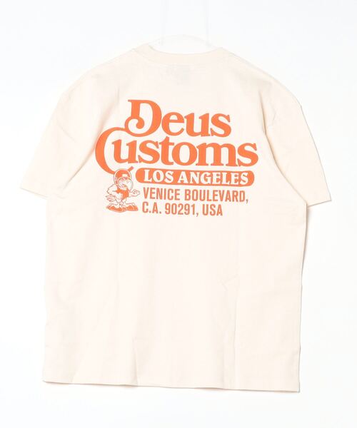 DEUS EX MACHINA(デウスエクスマキナ)の「【DEUS】Raptor Tee ラプターティー(Tシャツ/カットソー・メンズ・ホワイト/レッド・LARGE/MEDIUM/X-LARGE)」の3枚目の写真