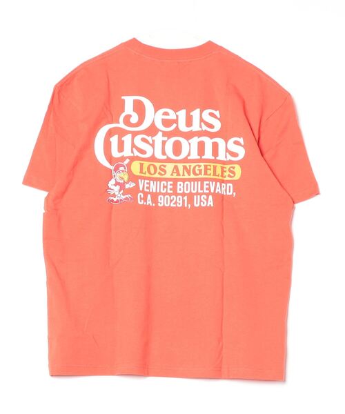 DEUS EX MACHINA(デウスエクスマキナ)の「【DEUS】Raptor Tee ラプターティー(Tシャツ/カットソー・メンズ・ホワイト/レッド・LARGE/MEDIUM/X-LARGE)」の4枚目の写真
