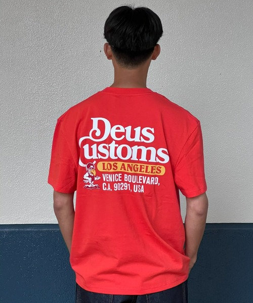 DEUS EX MACHINA(デウスエクスマキナ)の「【DEUS】Raptor Tee ラプターティー(Tシャツ/カットソー・メンズ・ホワイト/レッド・LARGE/MEDIUM/X-LARGE)」の2枚目の写真