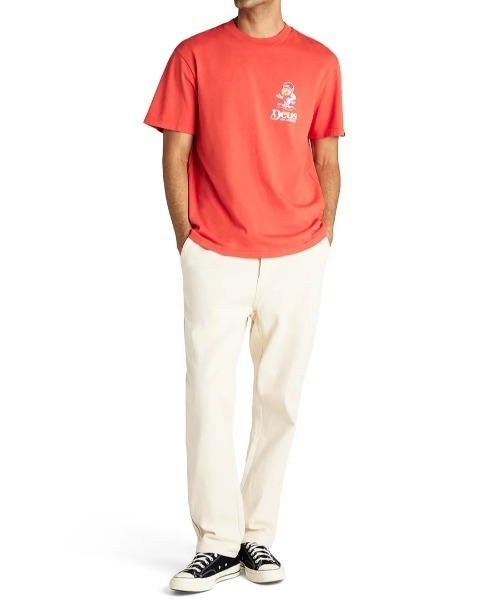 DEUS EX MACHINA(デウスエクスマキナ)の「【DEUS】Raptor Tee ラプターティー(Tシャツ/カットソー・メンズ・ホワイト/レッド・LARGE/MEDIUM/X-LARGE)」の8枚目の写真