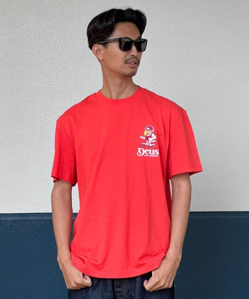 DEUS EX MACHINA(デウスエクスマキナ)の「【DEUS】Raptor Tee ラプターティー(Tシャツ/カットソー・メンズ・ホワイト/レッド・LARGE/MEDIUM/X-LARGE)」の14枚目の写真