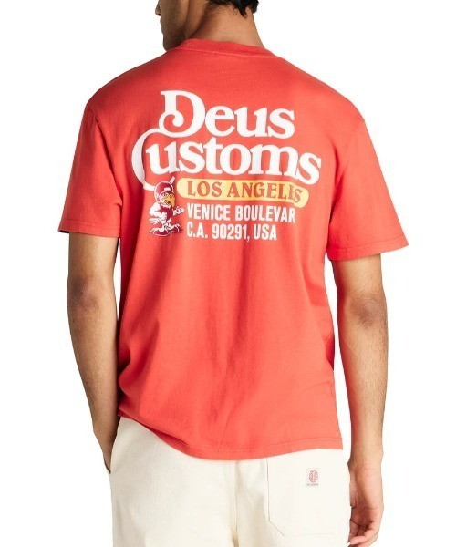 DEUS EX MACHINA(デウスエクスマキナ)の「【DEUS】Raptor Tee ラプターティー(Tシャツ/カットソー・メンズ・ホワイト/レッド・LARGE/MEDIUM/X-LARGE)」の12枚目の写真