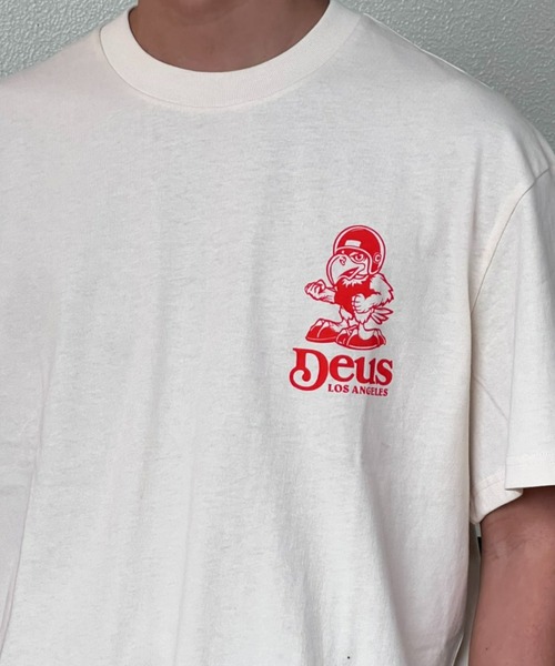 DEUS EX MACHINA(デウスエクスマキナ)の「【DEUS】Raptor Tee ラプターティー(Tシャツ/カットソー・メンズ・ホワイト/レッド・LARGE/MEDIUM/X-LARGE)」の15枚目の写真