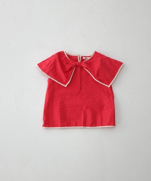 unica(ユニカ)の「ウェーブラインピックカラーブラウス(シャツ/ブラウス・キッズ・ブラック/レッド/グリーン・S/XL/M/L)」の19枚目の写真