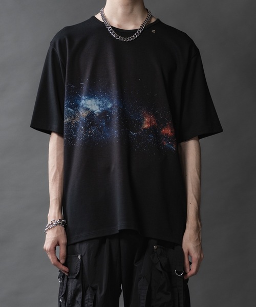 PHILTHEORY（フィルセオリー）の「PHILTECH Inkjet graphic T-shirts/フィルテックインクジェットグラフィックTシャツ（Tシャツ/カットソー・メンズ・ブラック系その他7/ブラック系その他4/ブラック系その他6/ブラック/ブラック系その他2/ブラック系その他/ブラック系その他3/ブラック系その他5・1/2/3）」の6枚目の写真