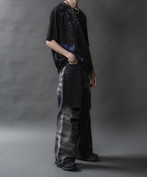 PHILTHEORY（フィルセオリー）の「PHILTECH Inkjet graphic T-shirts/フィルテックインクジェットグラフィックTシャツ（Tシャツ/カットソー・メンズ・ブラック系その他7/ブラック系その他4/ブラック系その他6/ブラック/ブラック系その他2/ブラック系その他/ブラック系その他3/ブラック系その他5・1/2/3）」の12枚目の写真