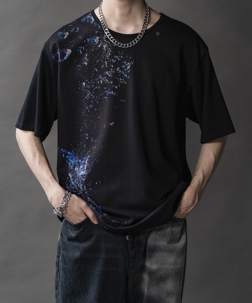 PHILTHEORY（フィルセオリー）の「PHILTECH Inkjet graphic T-shirts/フィルテックインクジェットグラフィックTシャツ（Tシャツ/カットソー・メンズ・ブラック系その他7/ブラック系その他4/ブラック系その他6/ブラック/ブラック系その他2/ブラック系その他/ブラック系その他3/ブラック系その他5・1/2/3）」の10枚目の写真