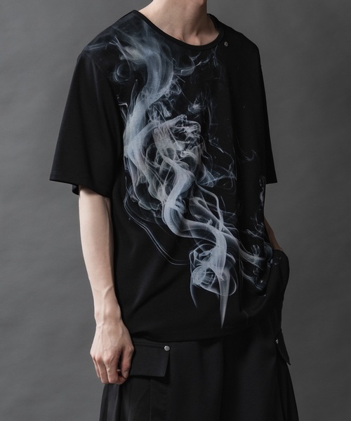 PHILTHEORY（フィルセオリー）の「PHILTECH Inkjet graphic T-shirts/フィルテックインクジェットグラフィックTシャツ（Tシャツ/カットソー・メンズ・ブラック系その他7/ブラック系その他4/ブラック系その他6/ブラック/ブラック系その他2/ブラック系その他/ブラック系その他3/ブラック系その他5・1/2/3）」の14枚目の写真