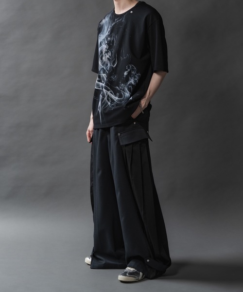 PHILTHEORY（フィルセオリー）の「PHILTECH Inkjet graphic T-shirts/フィルテックインクジェットグラフィックTシャツ（Tシャツ/カットソー・メンズ・ブラック系その他7/ブラック系その他4/ブラック系その他6/ブラック/ブラック系その他2/ブラック系その他/ブラック系その他3/ブラック系その他5・1/2/3）」の17枚目の写真