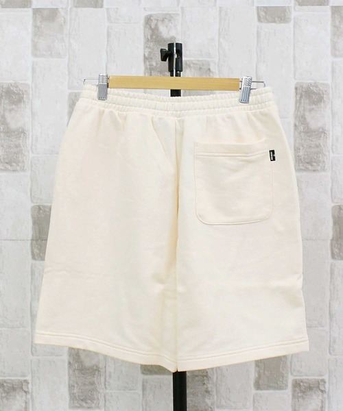 NERDY(ノルディ)の「NERDY ステッチロゴハーフパンツ STITCH LOGO HALF PANTS(スウェットパンツ・メンズ・ピンク/ブラック/クリーム・M/L)」の12枚目の写真