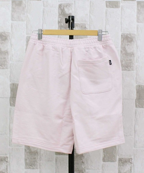 NERDY(ノルディ)の「NERDY ステッチロゴハーフパンツ STITCH LOGO HALF PANTS(スウェットパンツ・メンズ・ピンク/ブラック/クリーム・M/L)」の4枚目の写真