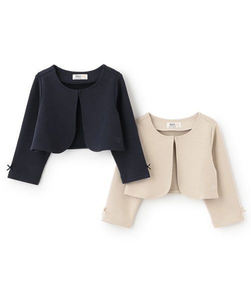 petit main（プティマイン）の「【POLO BCS】ポンチボレロ（カーディガン/ボレロ・キッズ・ネイビー/ライトベージュ・100cm/110cm/80ｃｍ/120cm/130cm/90cm）」の14枚目の写真