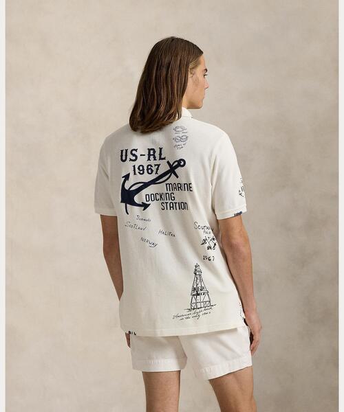 新作ポロラルフローレン クラシックフィットグラフィックTシャツ クラシック フィット ジャージー グラフィック Tシャツ