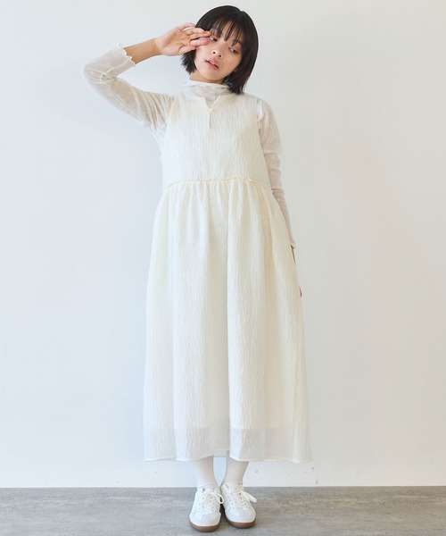 セール】おはなダイヤジャカード ワンピース（ワンピース）｜bulle de