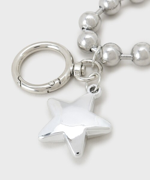 OPAQUE.CLIP（オペークドットクリップ）の「ビッグボールチェーン マルチチャーム（チャーム・レディース・シルバー/シルバー系・00）」の5枚目の写真